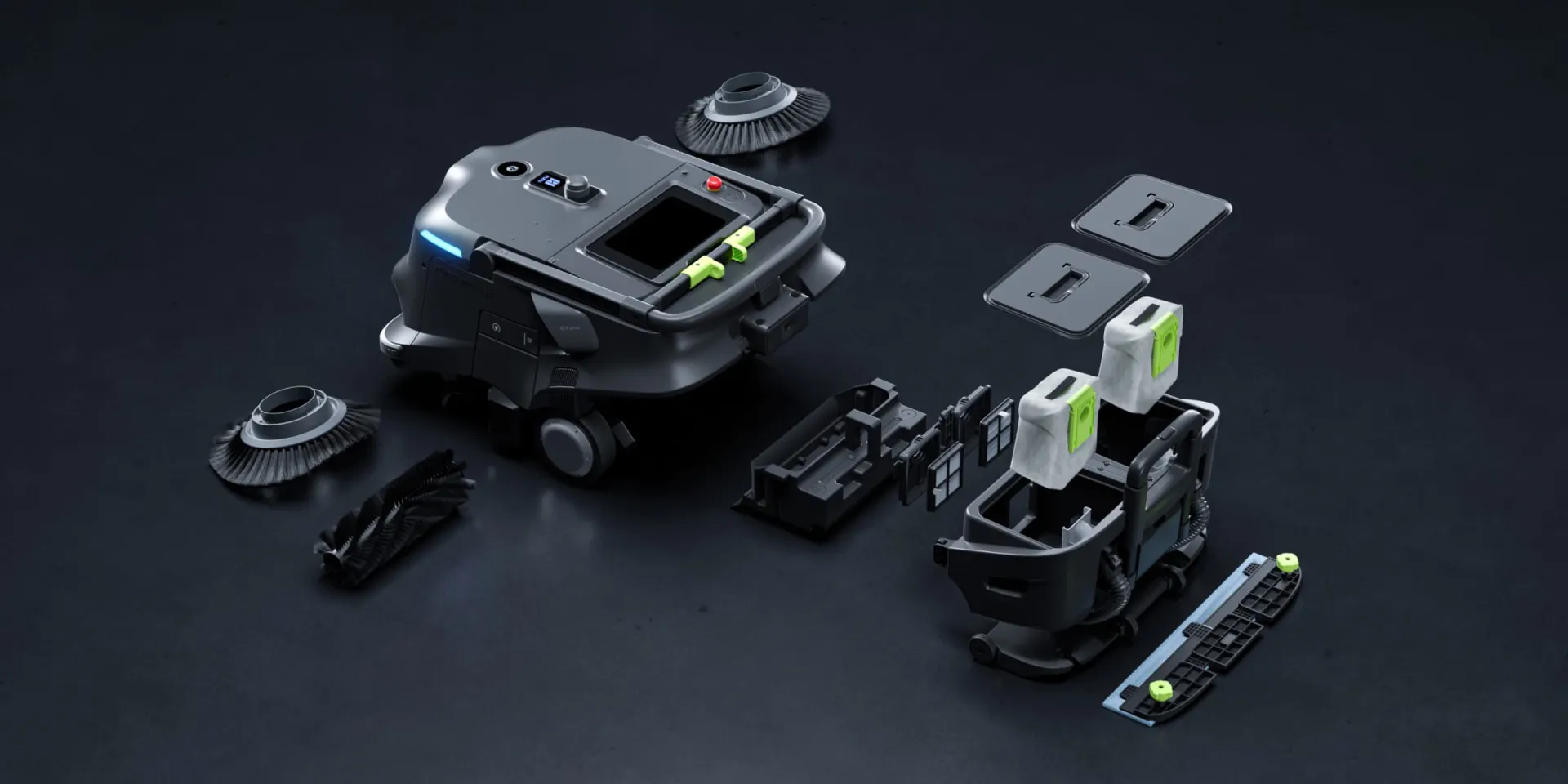 Pudu MT1-Vac intelligens autonóm seprő és porszívó robot
